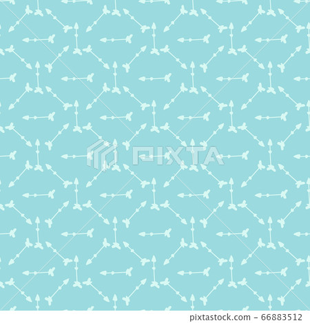 Geometric arrows pattern on pink background. - Stock Illustration ...