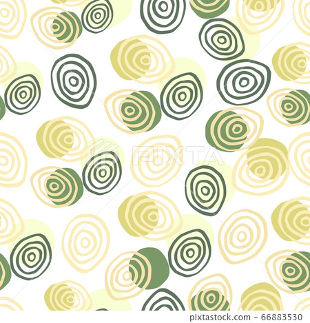 Abstract spirals seamless pattern on white - Stock Illustration ...