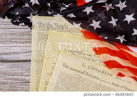 Aged historical documents Washington DC on 66883685