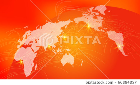 紅色全球網絡網絡通信IT圖像背景 66884857