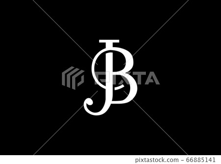 Initial Monogram Letter J B Logo Design Vector Template. JB Letter Logo Design 66885141