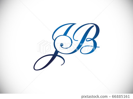 Initial Monogram Letter J B Logo Design Vector Template. JB Letter Logo Design 66885161
