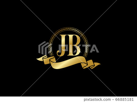 Initial Monogram Letter J B Logo Design Vector Template. JB Letter Logo Design 66885181