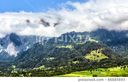 Landscape of Alpine mountains, nature of Landscape of Alpine mountains, nature of 66885693