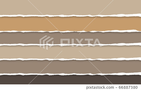 Torn paper (brown) 66887380