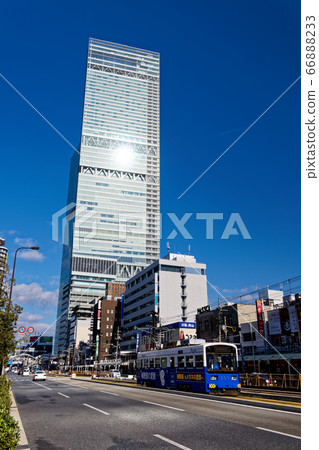 Abeno Harukasu and Hankai train 66888233