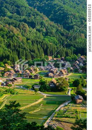 初夏的白川鄉（黃昏） 66888918