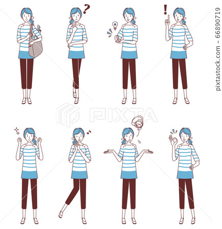 Young housewife variation set 66890719