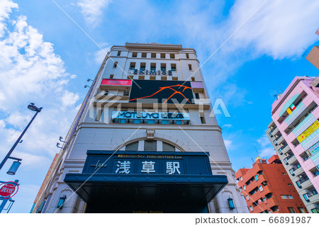 淺草站等日本的東京城市景觀 66891987