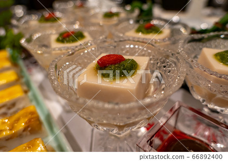 Yuzu Tofu Nagasaki City Inasayama Kanko Hotel Banquet dishes Yuzu Tofu Nagasaki City Inasayama Kanko Hotel Banquet dishes 66892400