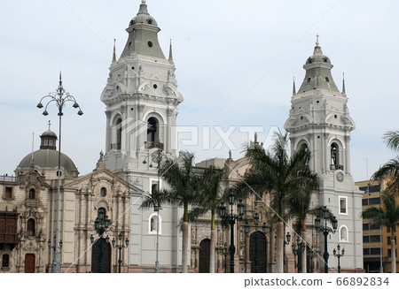 Lima Cathedral Cathedral Peru South America Lima Cathedral Cathedral Peru South America 66892834