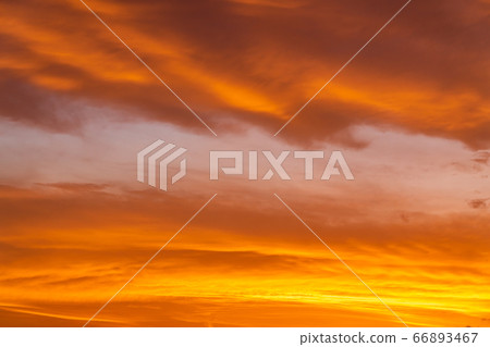 Burning Summer Sunset Hachioji City, Tokyo 66893467