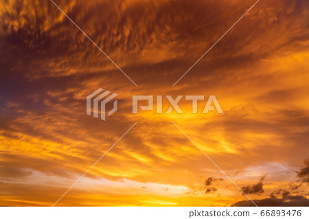 Burning Summer Sunset Hachioji City, Tokyo 66893476