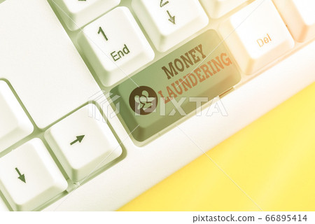 Handwriting text writing Money Laundering. Concept Handwriting text writing Money Laundering. Concept 66895414