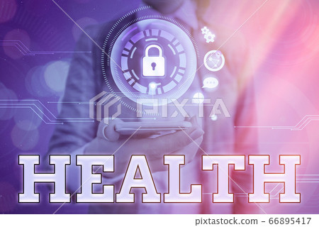 Text sign showing Health. Conceptual photo ability Text sign showing Health. Conceptual photo ability 66895417