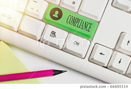 Word writing text Compliance. Business concept for Word writing text Compliance. Business concept for 66895514