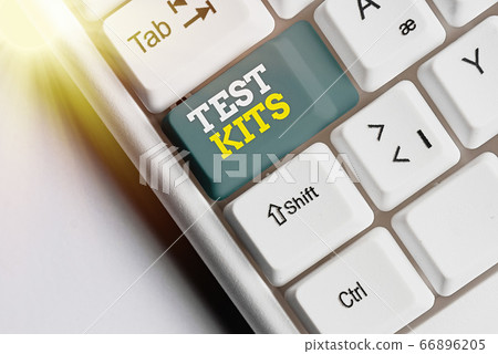 Conceptual hand writing showing Test Kits Conceptual hand writing showing Test Kits 66896205