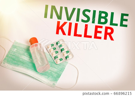 Handwriting text Invisible Killer. Concept meaning Handwriting text Invisible Killer. Concept meaning 66896215