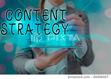 Handwriting text writing Content Strategy. Concept Handwriting text writing Content Strategy. Concept 66896987