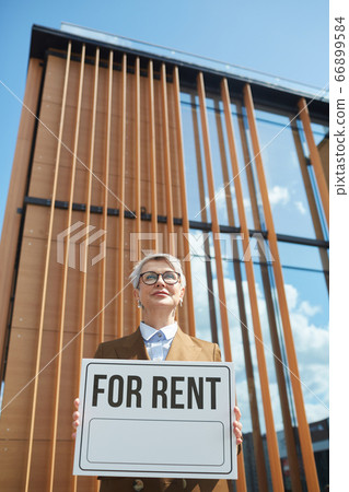 Real estate agent at work Real estate agent at work 66899584