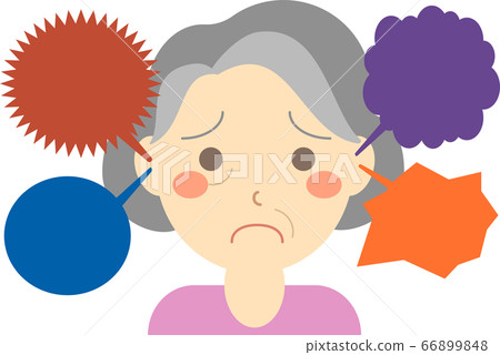 聽到幻覺的白頭髮的女人 聽到幻覺的白頭髮的女人 66899848