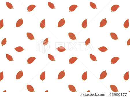 Hand drawn autumn leaves seamless pattern... - Stock Illustration ...