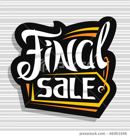Vector logo for Final Sale 66901046