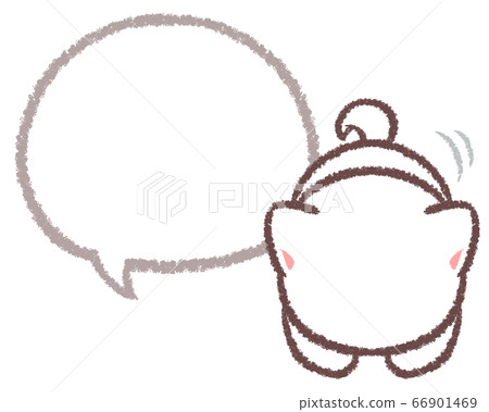 Shiro Shiba Inu line drawing frame 66901469