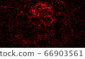 Bloody skull abstraction into small debris. 66903561