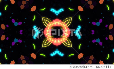 Designer kaleidoscope background with beautiful 66904115