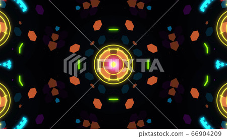 Designer kaleidoscope background with beautiful Designer kaleidoscope background with beautiful 66904209