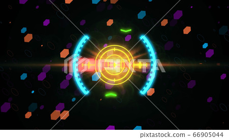 New HUD elements with highlights. Sight mode. New HUD elements with highlights. Sight mode. 66905044