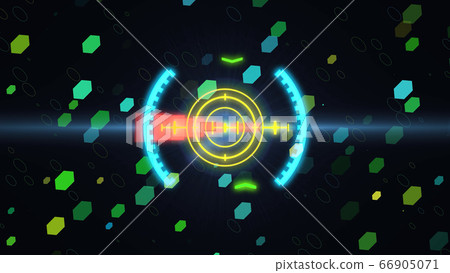 New HUD elements with highlights. Sight mode. New HUD elements with highlights. Sight mode. 66905071