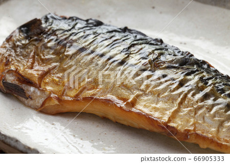 Grilled fish, salted mackerel Grilled fish, salted mackerel 66905333