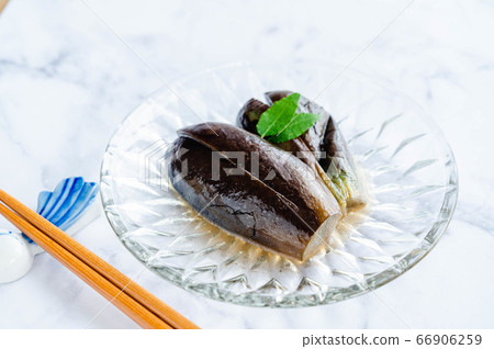 Boiled eggplant with eggplant 66906259