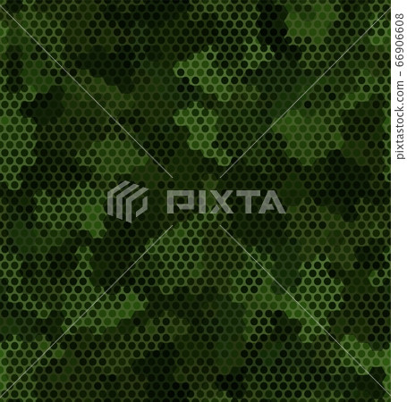 Texture military camouflage seamless pattern. Abstract army vector illustration 66906608