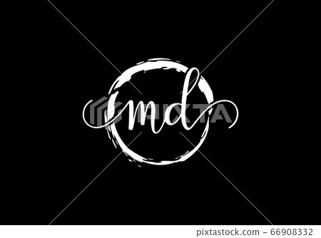 Initial Monogram Letter M D Logo Design Vector Template M - stock vector  2212675 | Crushpixel