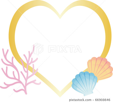Summer image frame Speech frame Decorative frame Copy space 66908646