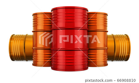 Colored steel drums, barrels 66908810