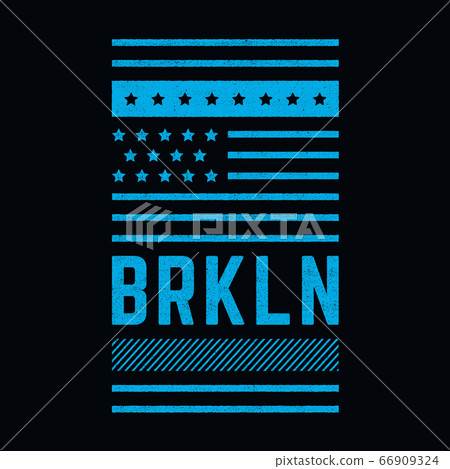 Retro Brooklyn print. 66909324