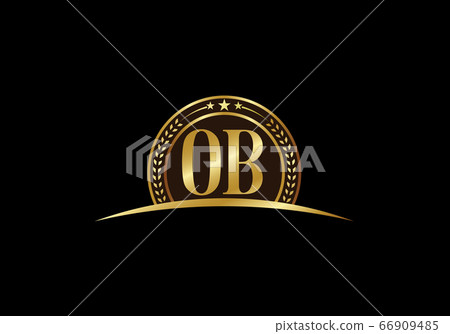 Letter Ob Or Bo Logo