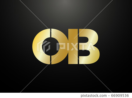 Initial Monogram Letter O B Logo Design Vector...-插圖素材 [66909536] - PIXTA圖庫