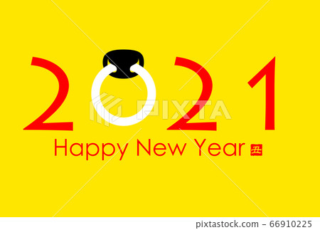 2021 New Year's card 66910225