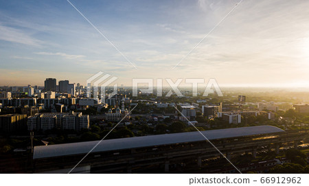 High top view of city buildings High top view of city buildings 66912962