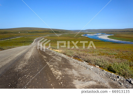 Alaska Pipeline and Zach River Alaska Pipeline and Zach River 66913135