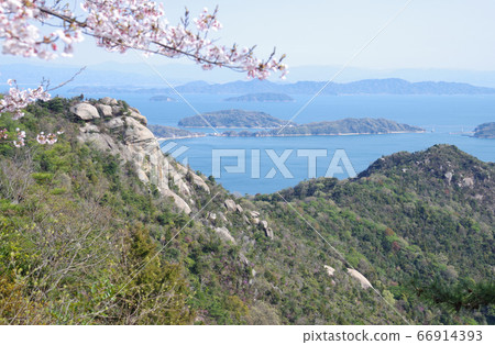 從倉橋島火山欣賞瀨戶內海的景色 66914393