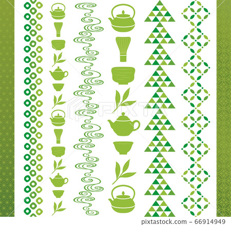 Matcha vertical Japanese style banner advertisement illustration Matcha vertical Japanese style banner advertisement illustration 66914949