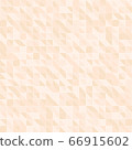 Peach triangle pattern. Seamless vector 66915602