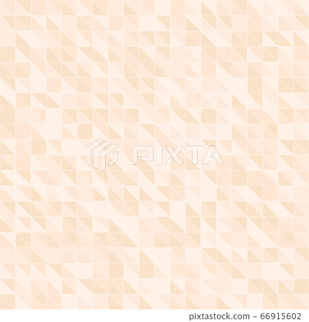 Peach triangle pattern. Seamless vector 66915602