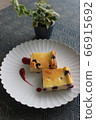 Blueberry cheesecake 66915692